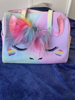 Under One Sky Pastel Rainbow Unicorn Kids Tote